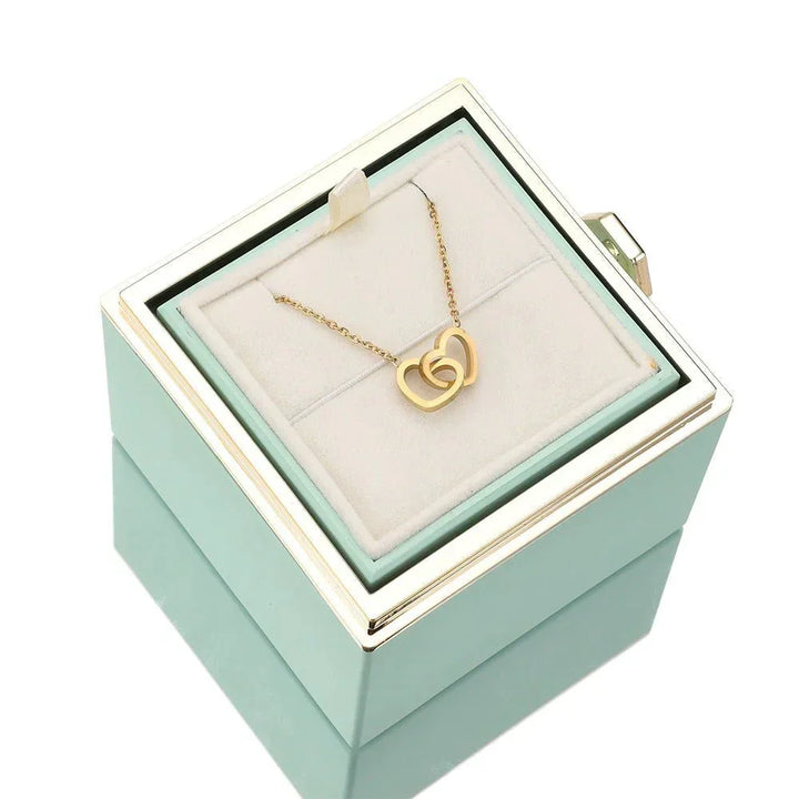 Eternal Rose Box - Personalized Necklace