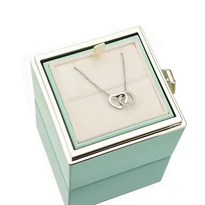 Eternal Rose Box - Personalized Necklace