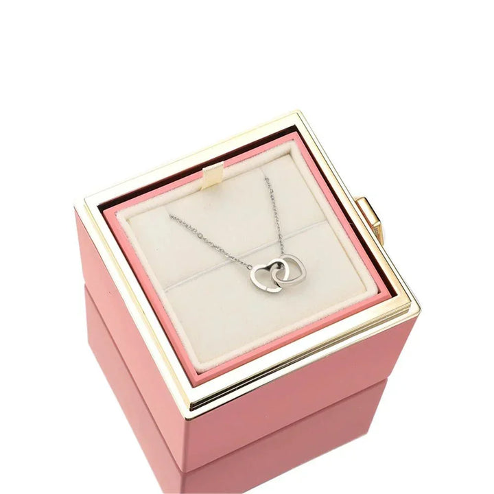 Eternal Rose Box - Personalized Necklace