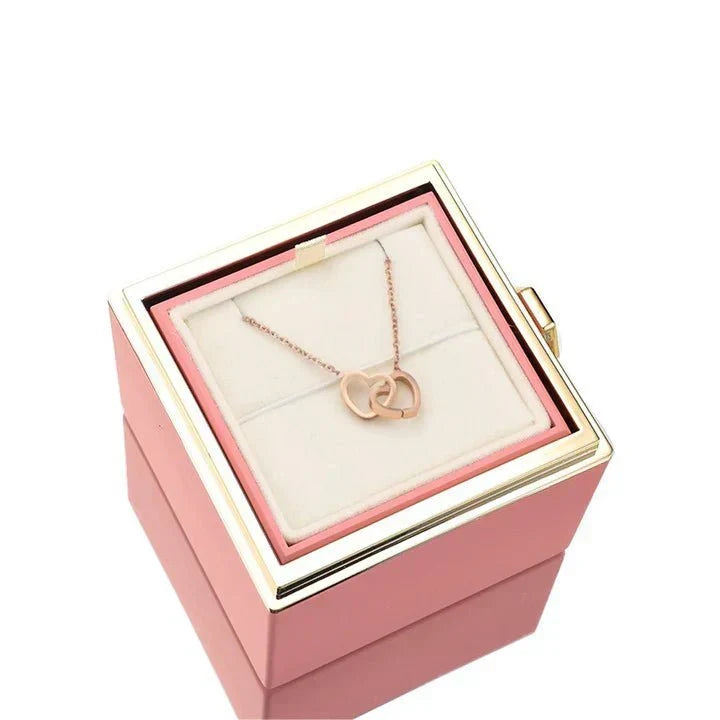 Eternal Rose Box - Personalized Necklace