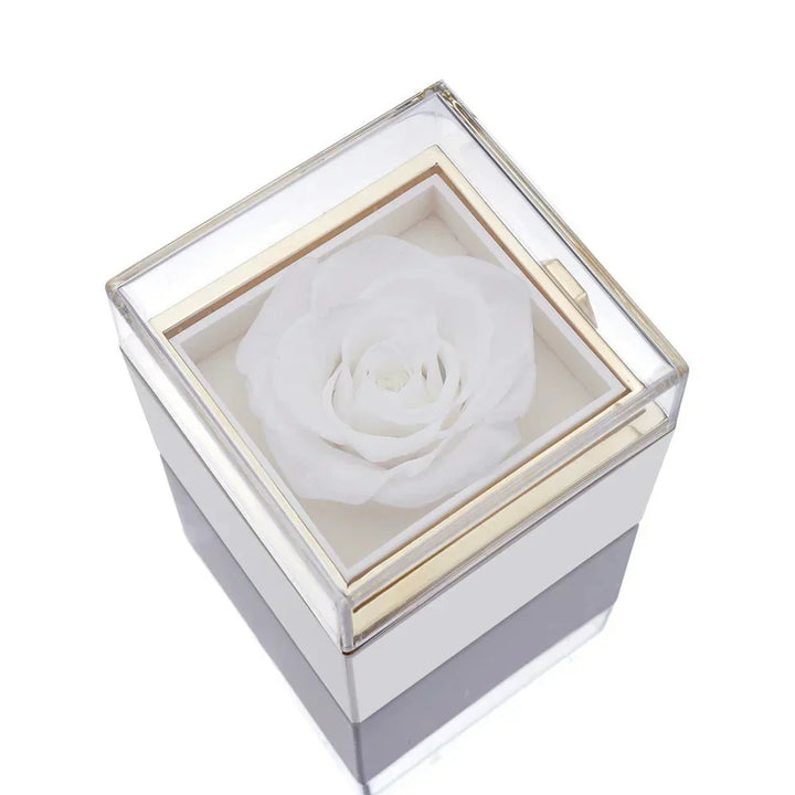 Eternal Rose Box - Personalized Necklace