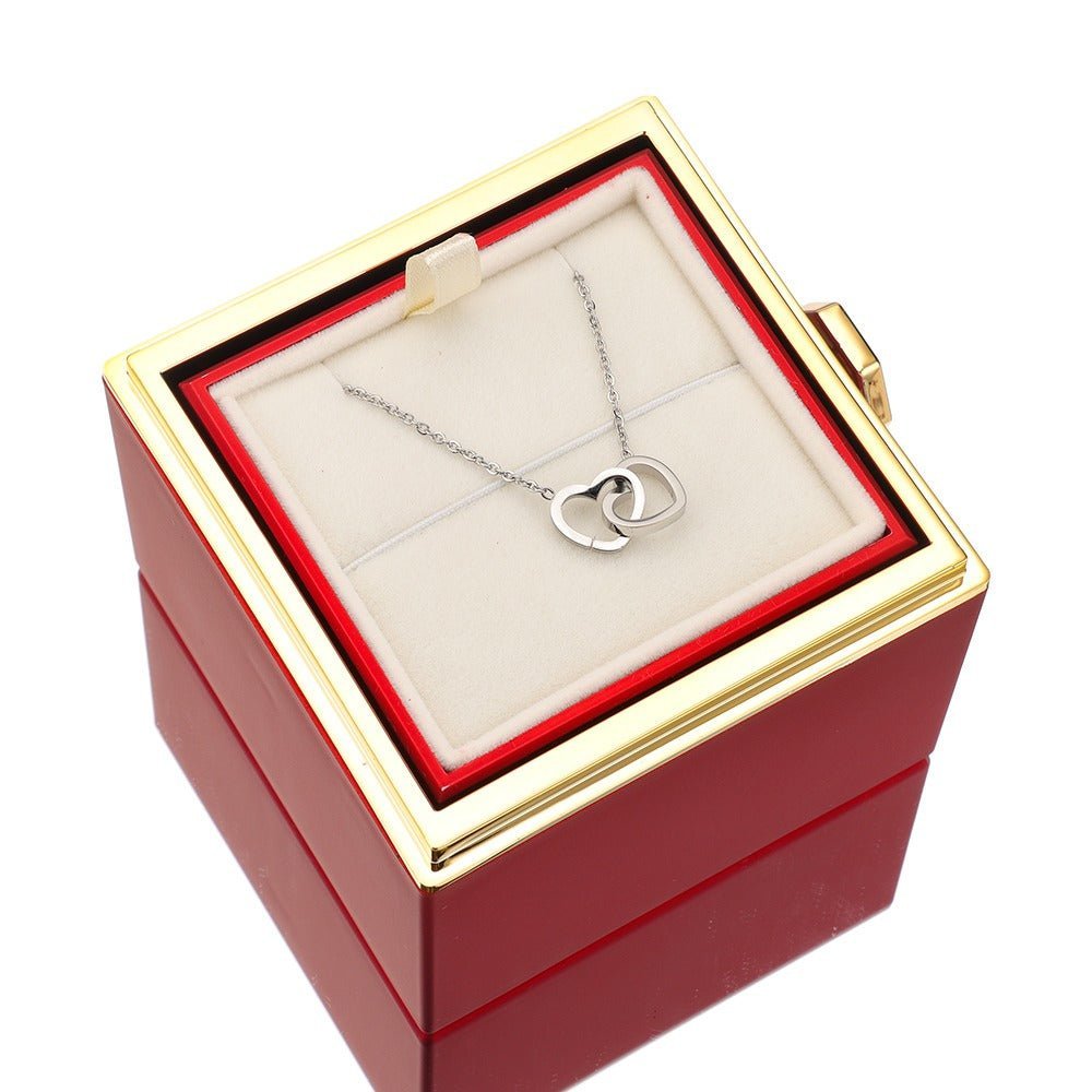 Eternal Rose Box - Personalized Necklace