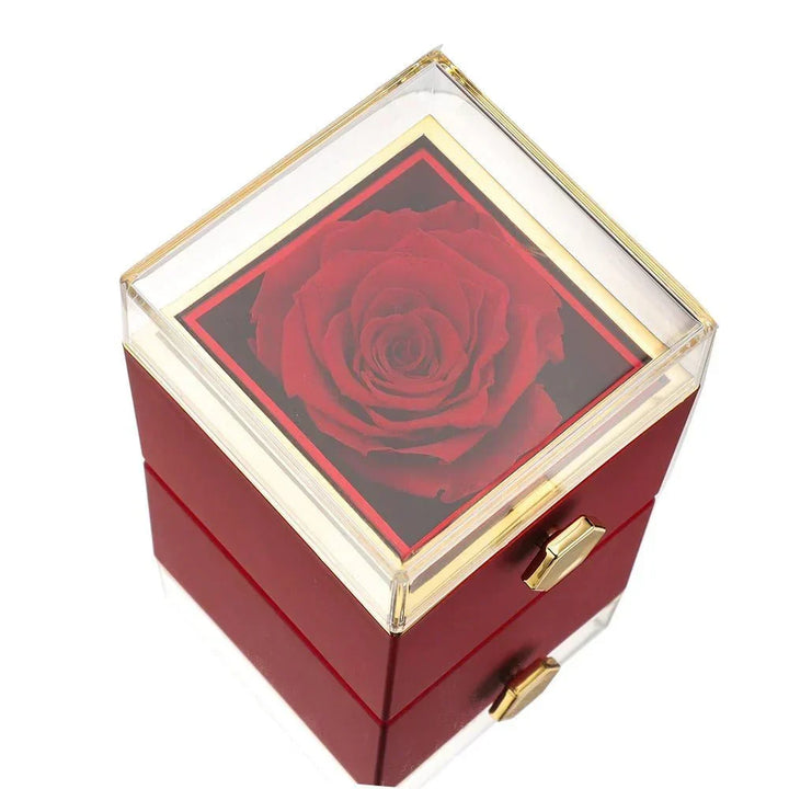 Eternal Rose Box - Personalized Necklace