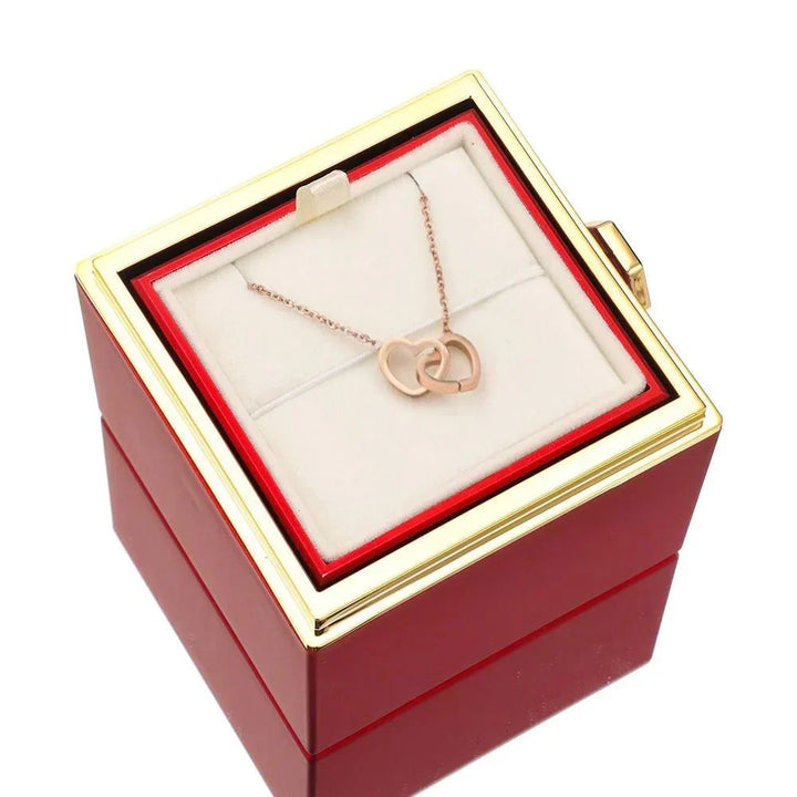 Eternal Rose Box - Personalized Necklace