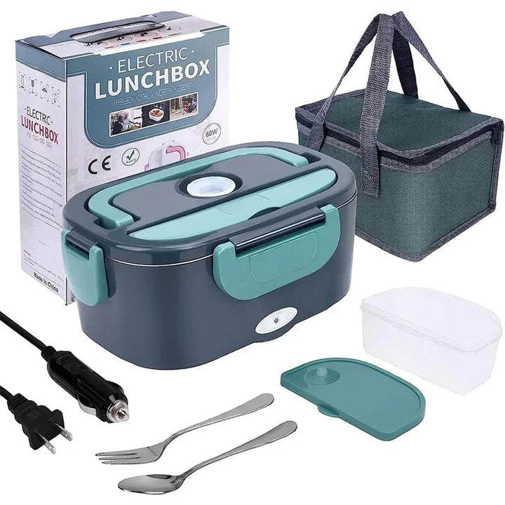 Portable Electric Meal Warmer 1.5L Leak-Proof Food Heater