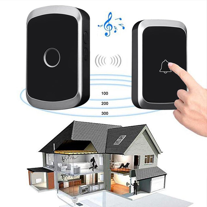 Wireless Doorbell with Long Range and Volume Control