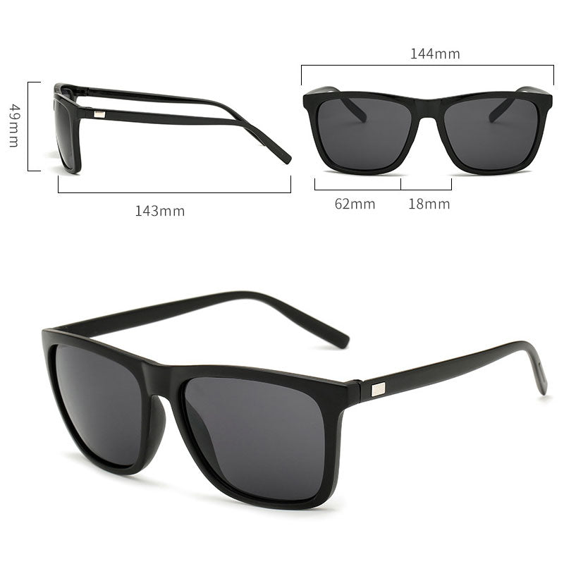 Polarized Men's Sunglasses with Frame