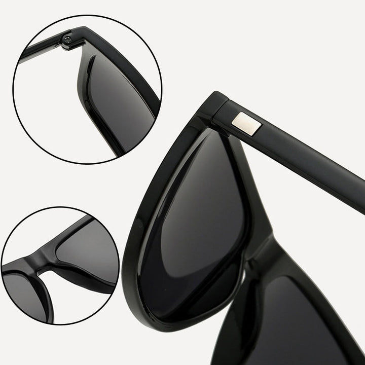 Polarized Men's Sunglasses with Frame