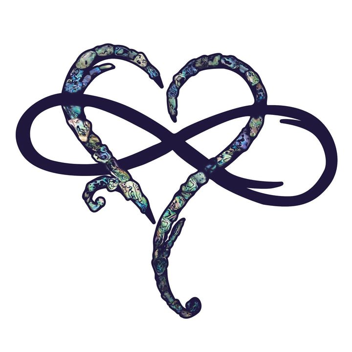 Eternal Love Wall Decor in Stainless Steel for the Home