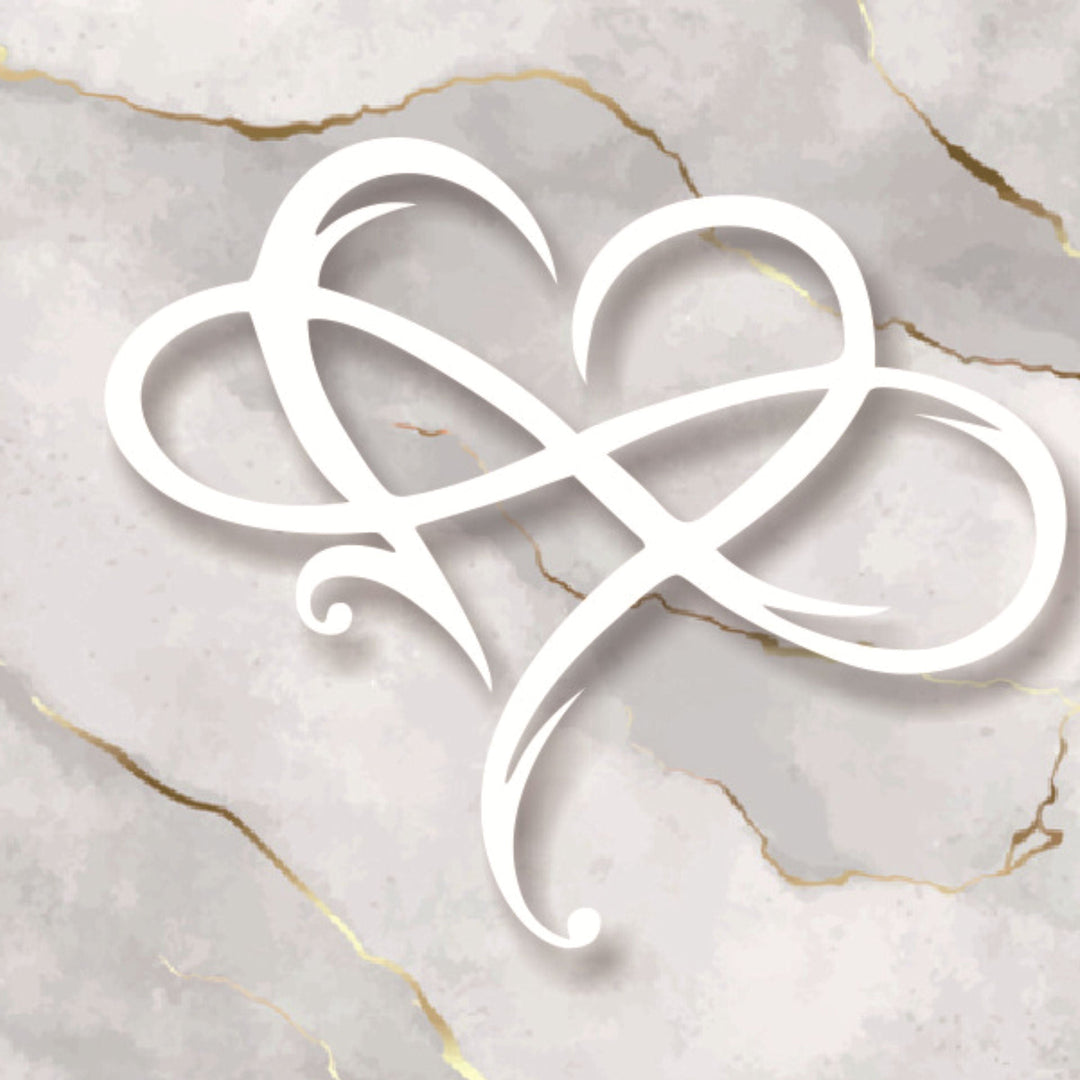 Eternal Love Wall Decor in Stainless Steel for the Home