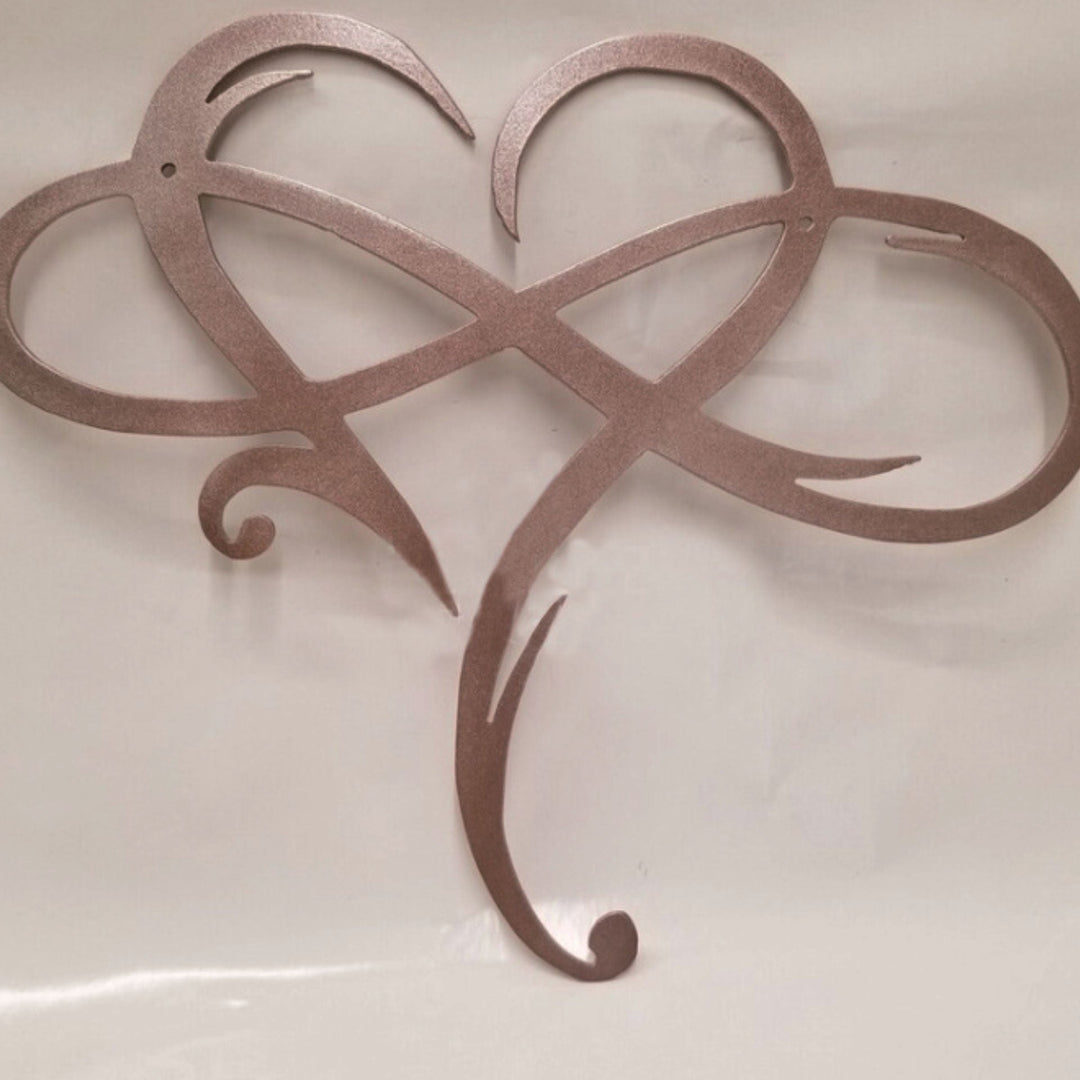 Eternal Love Wall Decor in Stainless Steel for the Home