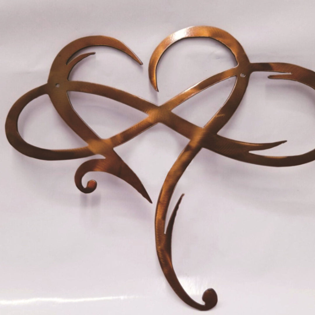 Eternal Love Wall Decor in Stainless Steel for the Home