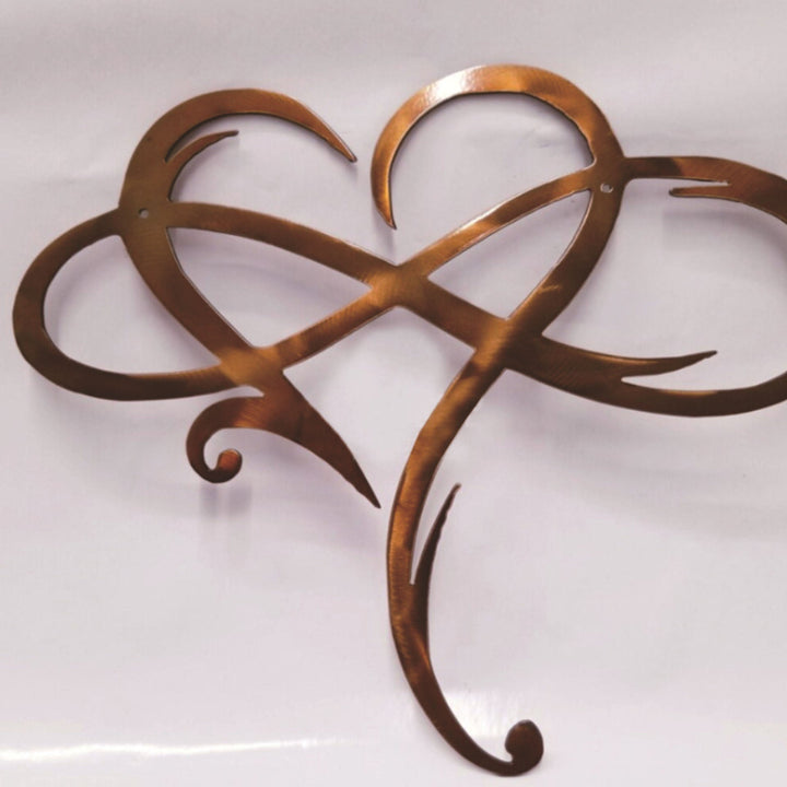 Eternal Love Wall Decor in Stainless Steel for the Home