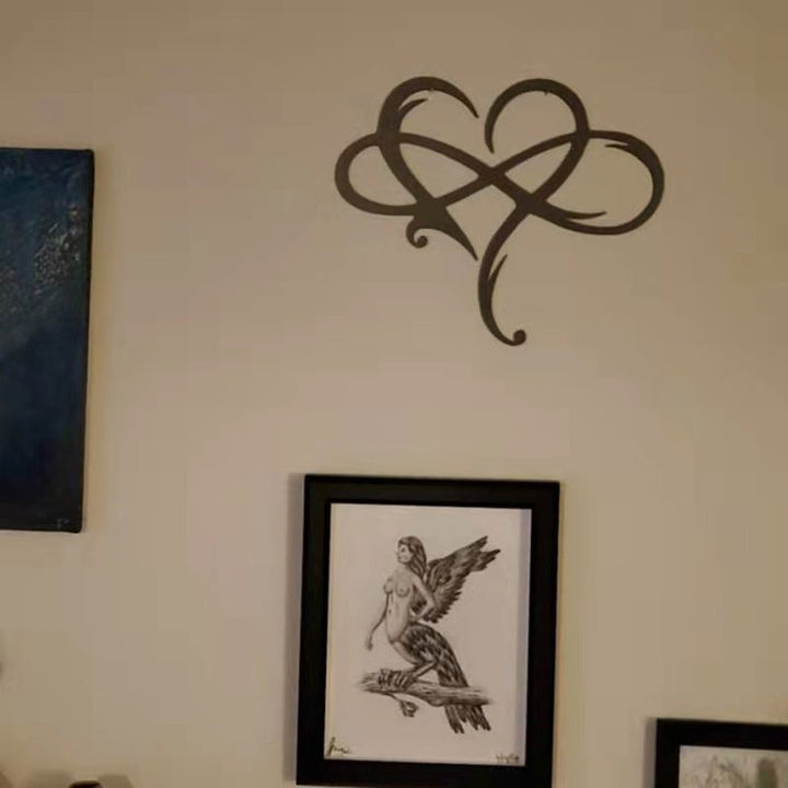 Eternal Love Wall Decor in Stainless Steel for the Home