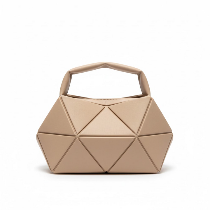 Ori – Women’s Origami Handbag with Geometric Folded Design and Top Handle
