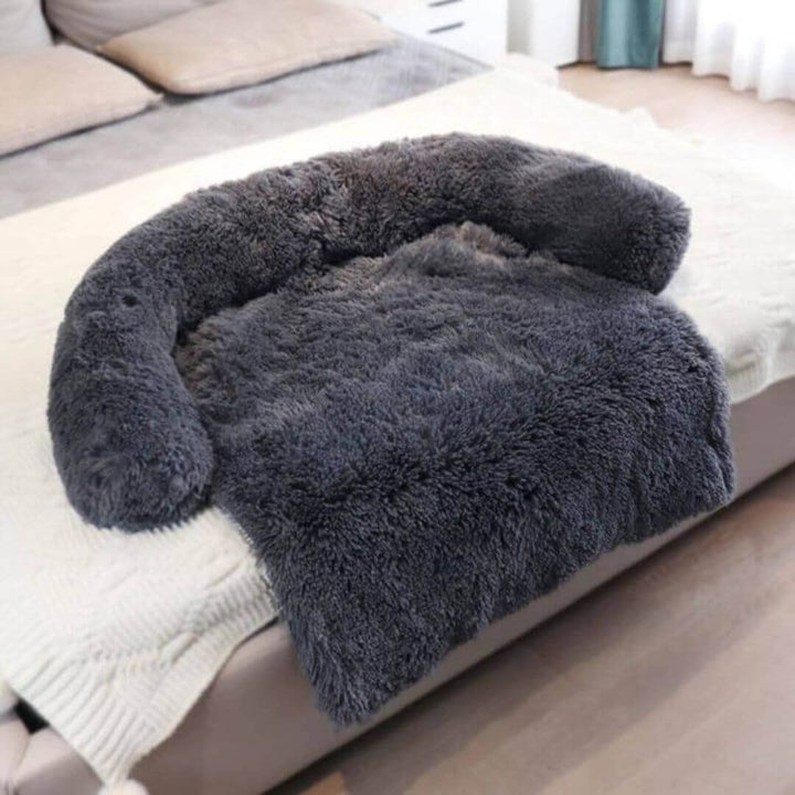 Fluffy Couch Cover Pets Soft Cozy Furniture Protector