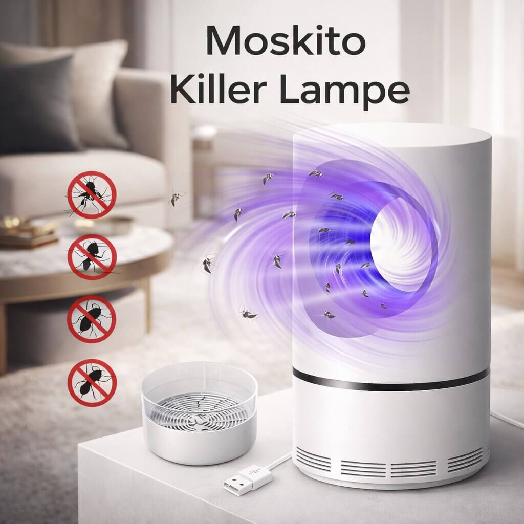 GlowGuard USB UV Flying Insect Trap for Indoor & Outdoor Use