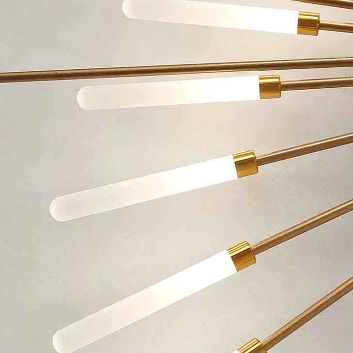 Modern LED Ceiling Lamp - Minimalist Design Inspired by Sun Rays