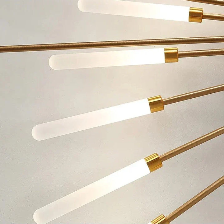 Modern LED Ceiling Lamp - Minimalist Design Inspired by Sun Rays