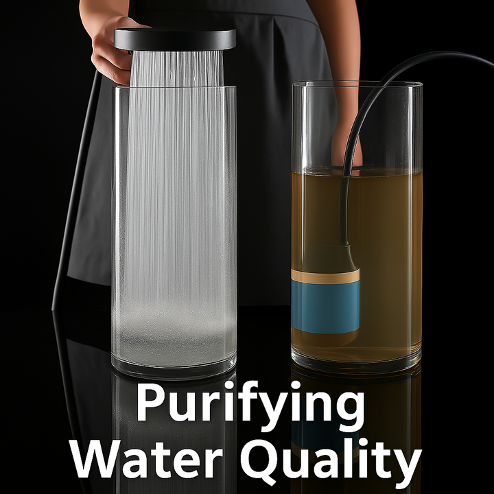 High-Pressure Shower Head with Turbo Boost Technology and Filtration