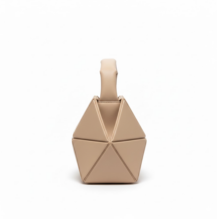 Ori – Women’s Origami Handbag with Geometric Folded Design and Top Handle