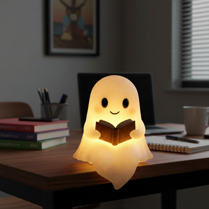 Cozy Ghost Ambient LED Table Lamp with Warm Glow