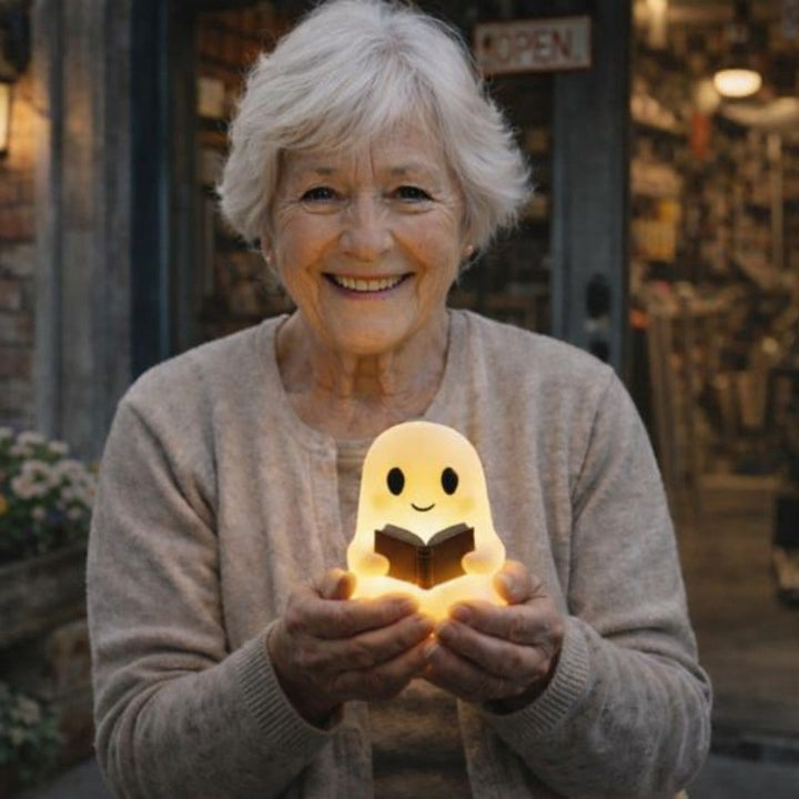 Cozy Ghost Ambient LED Table Lamp with Warm Glow