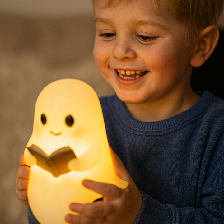 Cozy Ghost Ambient LED Table Lamp with Warm Glow