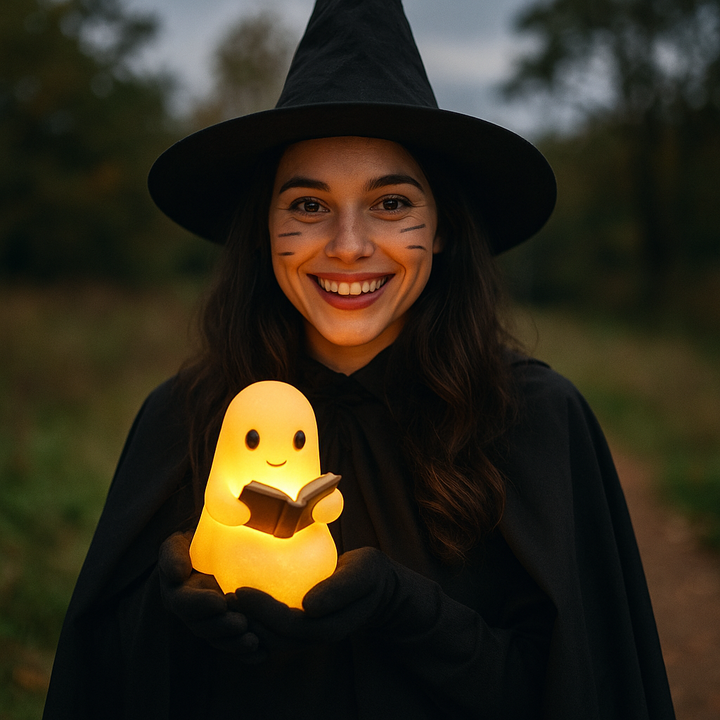 Cozy Ghost Ambient LED Table Lamp with Warm Glow