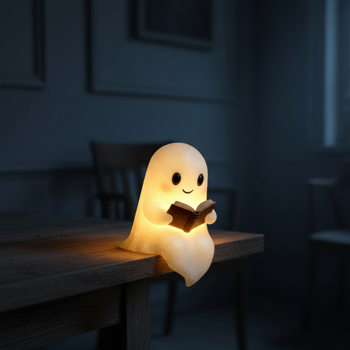 Cozy Ghost Ambient LED Table Lamp with Warm Glow