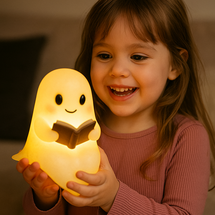 Cozy Ghost Ambient LED Table Lamp with Warm Glow
