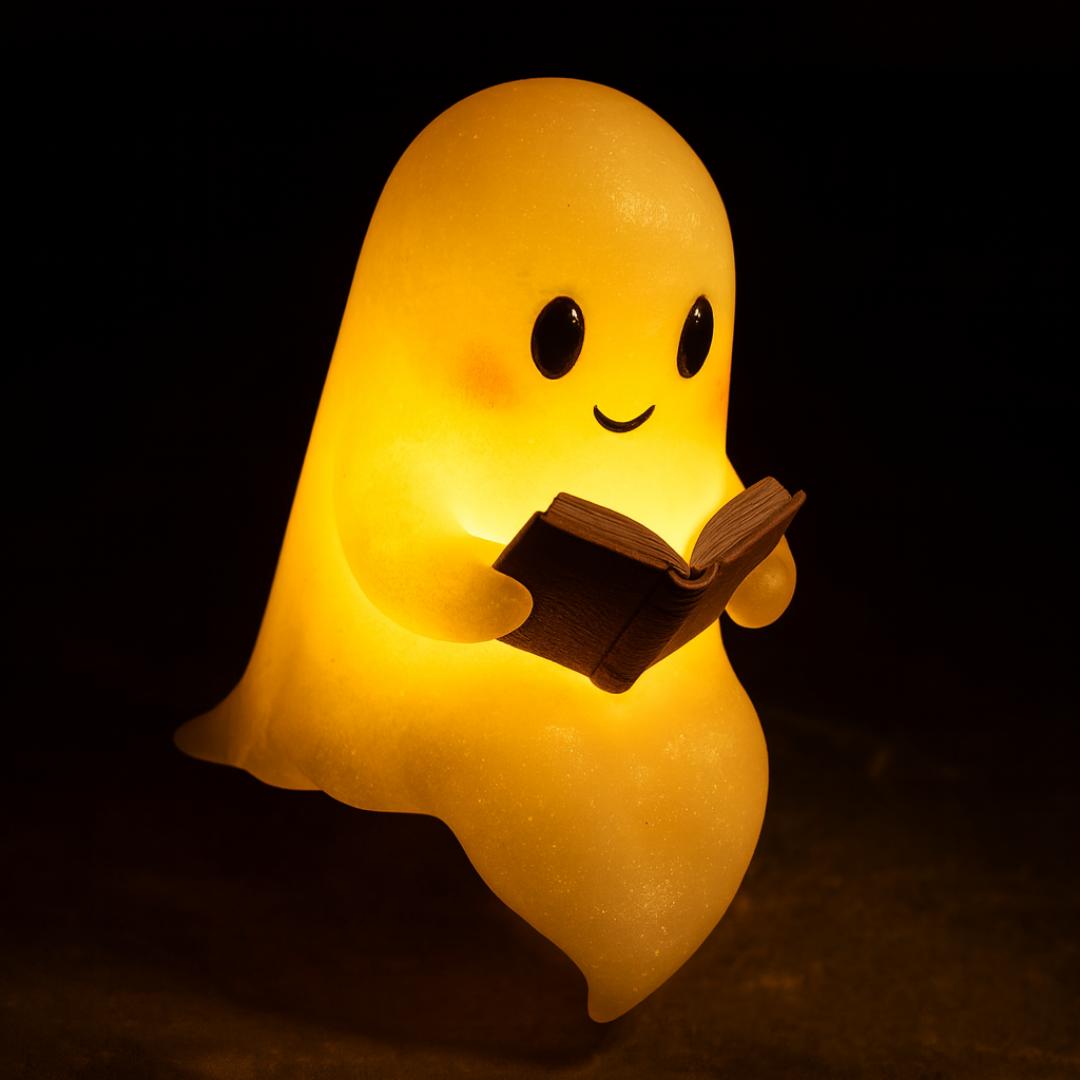 Cozy Ghost Ambient LED Table Lamp with Warm Glow