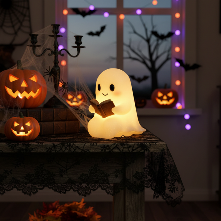 Cozy Ghost Ambient LED Table Lamp with Warm Glow