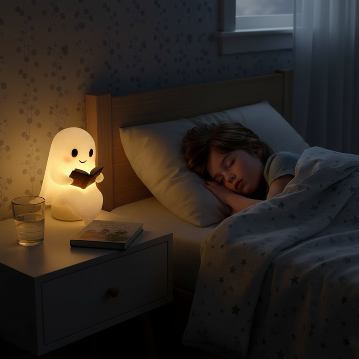 Cozy Ghost Ambient LED Table Lamp with Warm Glow