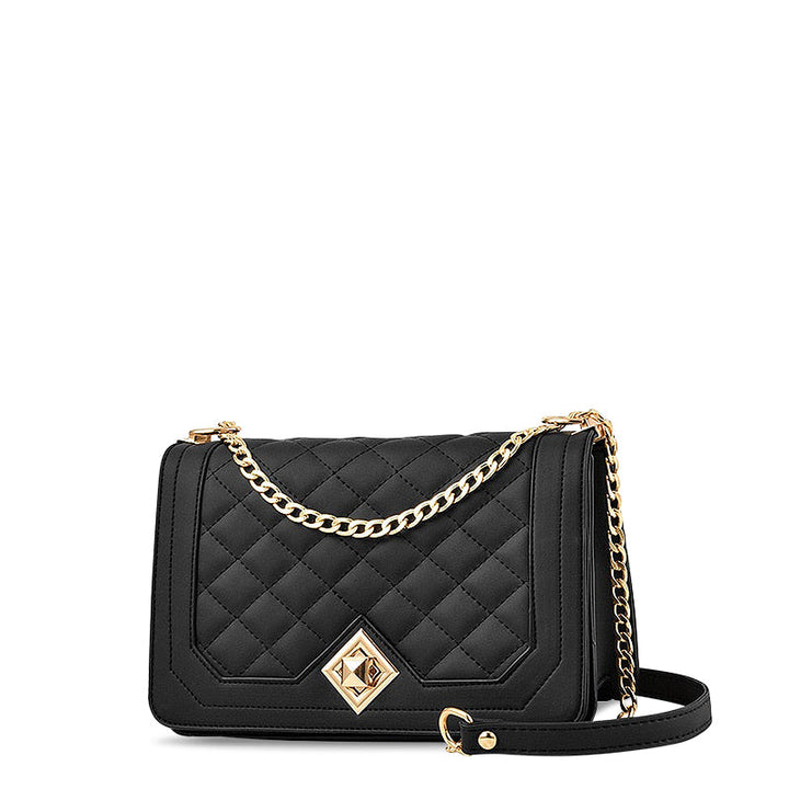 Vivienne – Quilted Chain Crossbody Bag, Small Shoulder Bag