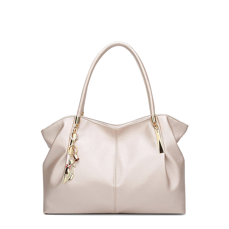 Harlow – Large Vegan Cowhide Shoulder Handbag