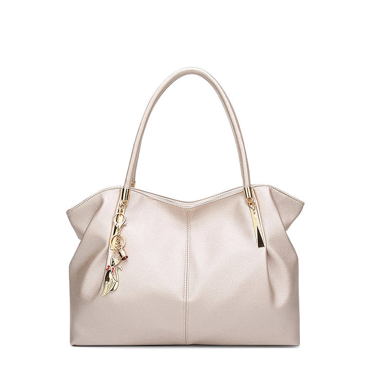 Harlow – Large Vegan Cowhide Shoulder Handbag