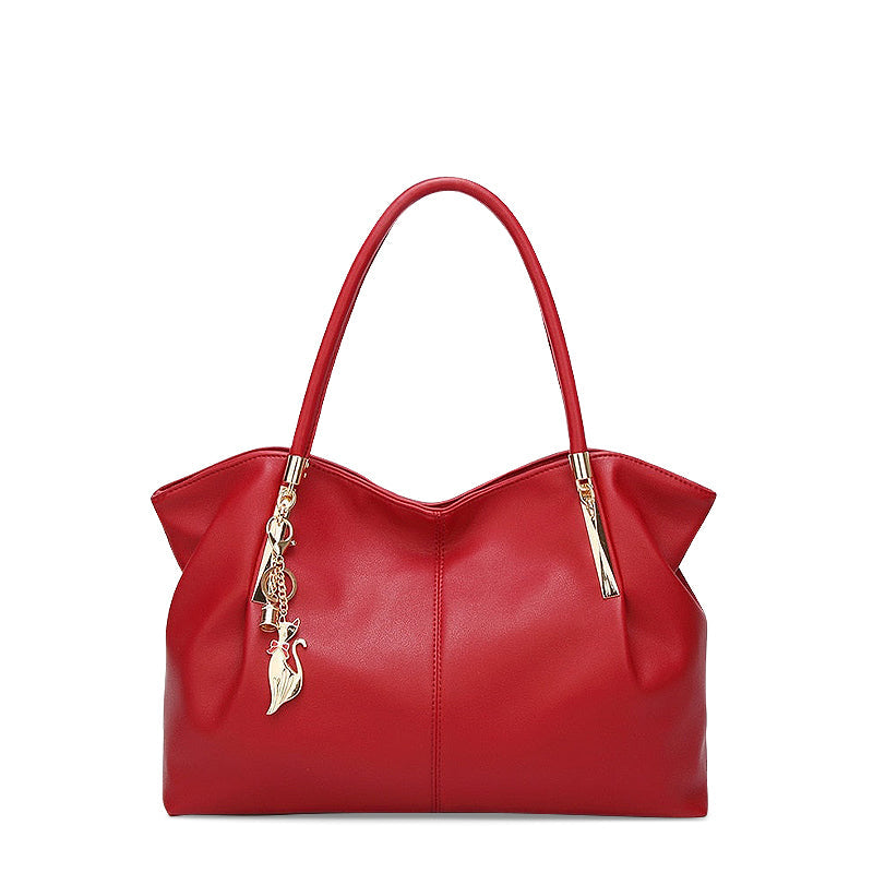 Harlow – Large Vegan Cowhide Shoulder Handbag