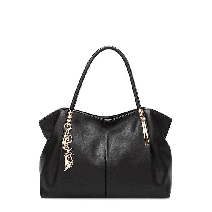 Harlow – Large Vegan Cowhide Shoulder Handbag