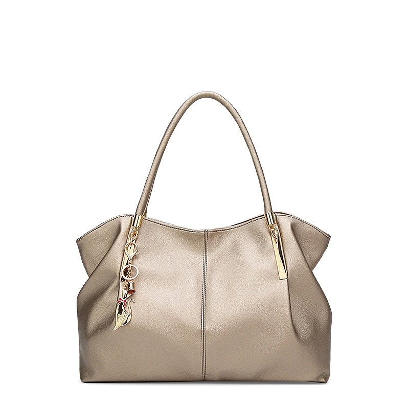 Harlow – Large Vegan Cowhide Shoulder Handbag