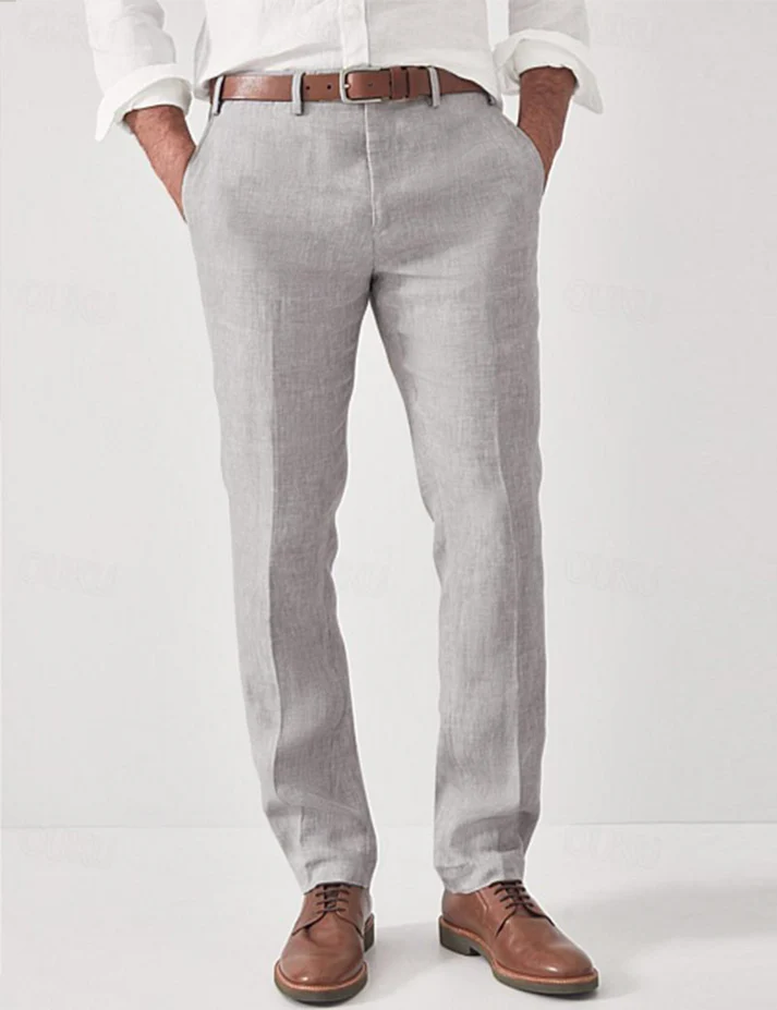 Men's Breathable Regular Fit Casual Pants
