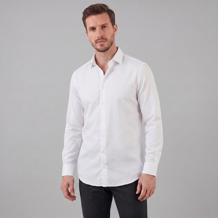 Men's Slim Fit Long Sleeve Shirt