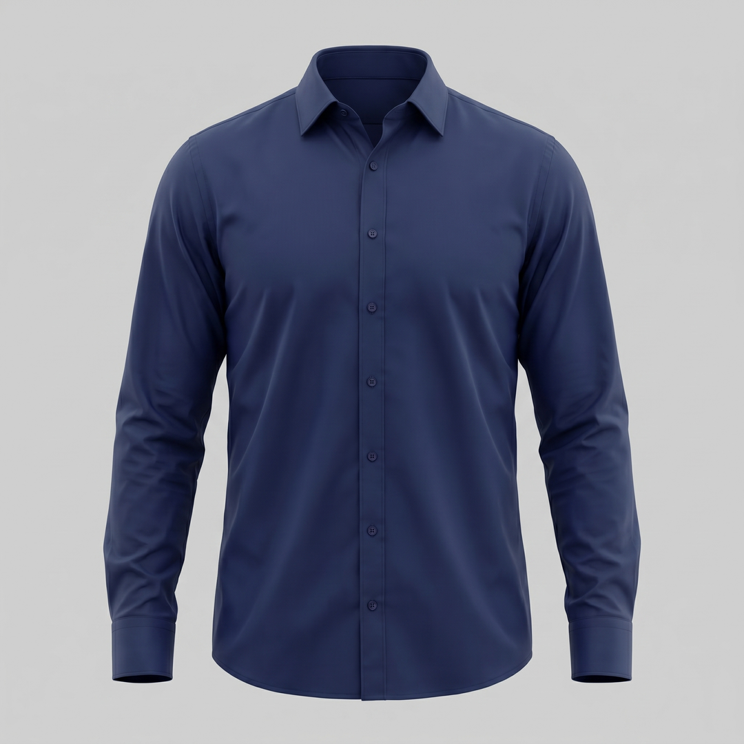 Men's Slim Fit Long Sleeve Shirt