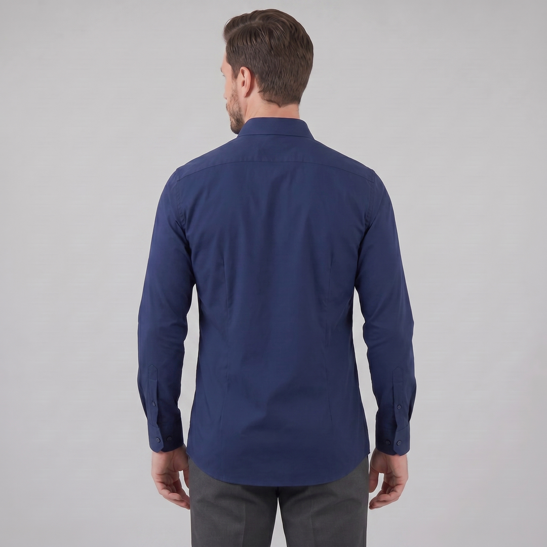 Men's Slim Fit Long Sleeve Shirt