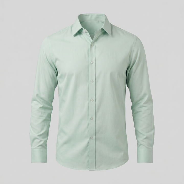 Men's Slim Fit Long Sleeve Shirt