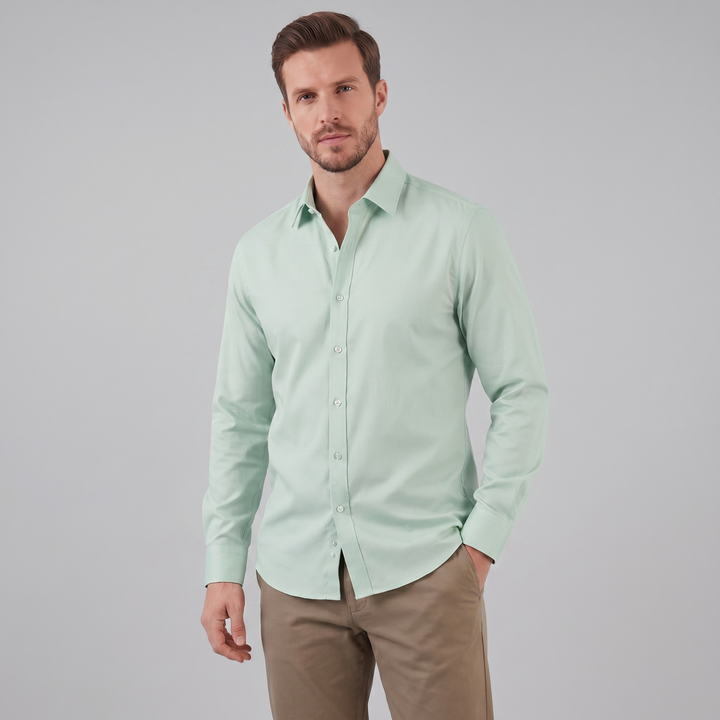 Men's Slim Fit Long Sleeve Shirt
