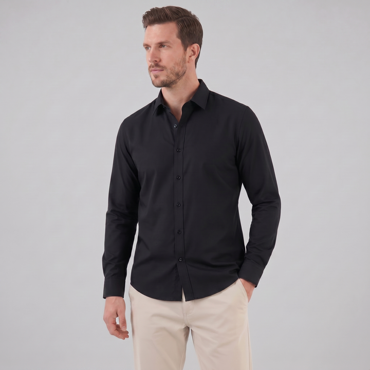 Men's Slim Fit Long Sleeve Shirt