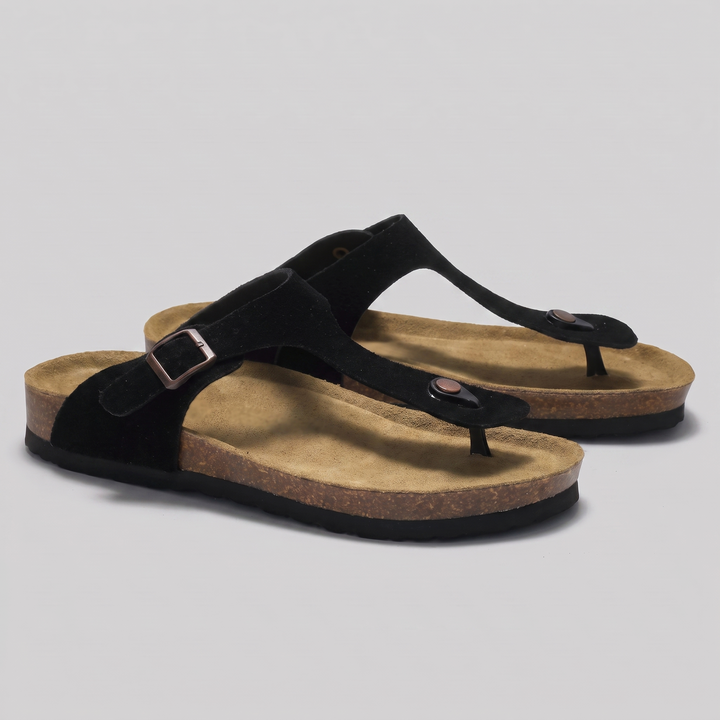 Men's Slippers with Buckle
