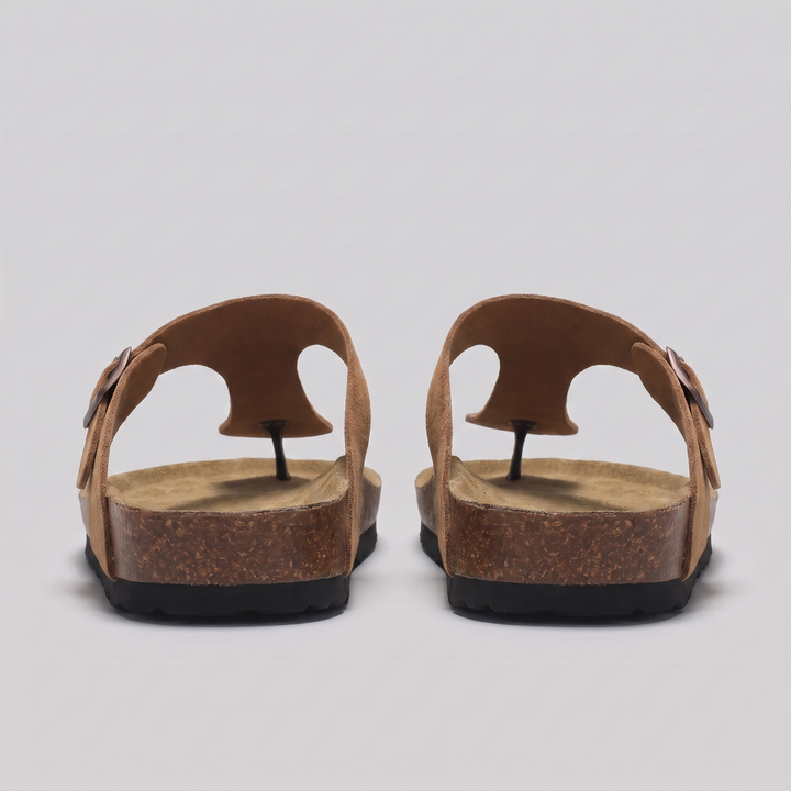 Men's Slippers with Buckle