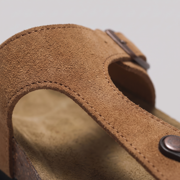 Men's Slippers with Buckle
